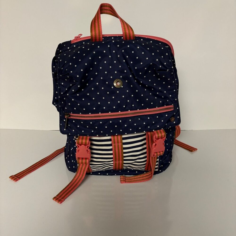 Matilda Jane Backpack Book Bag 435 Make Believe Blue Polka Dots